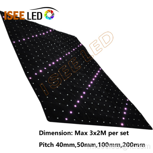 Lumière de panneau de rideau en arrière-plan d&#39;étape LED